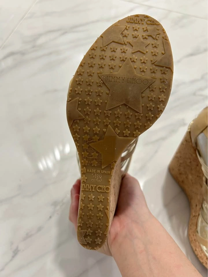 Jimmy Choo Strappy Wedge sandals Size 7.5 - photo 3