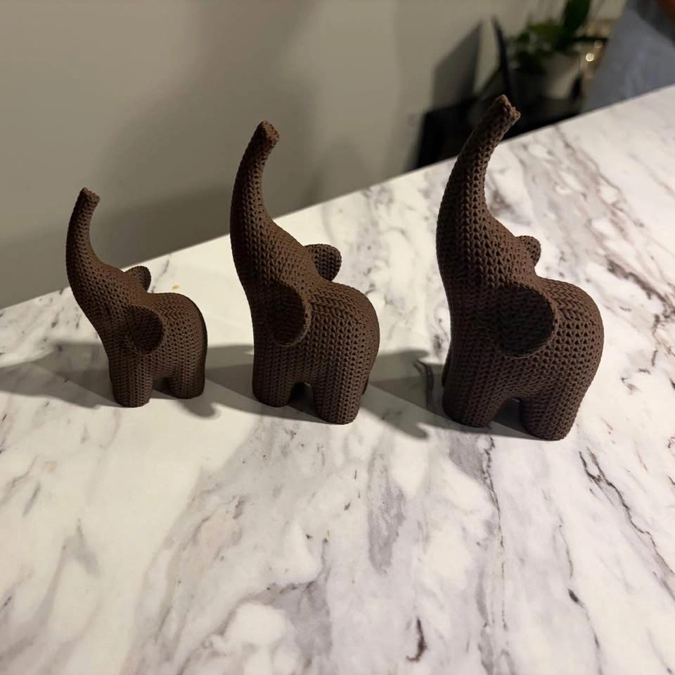 Modern Elephant set Dark Brown - photo 2