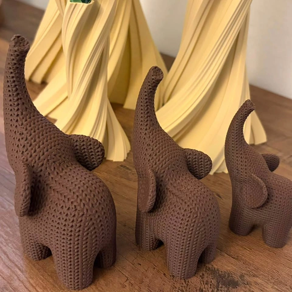 Modern Elephant set Dark Brown - photo 3