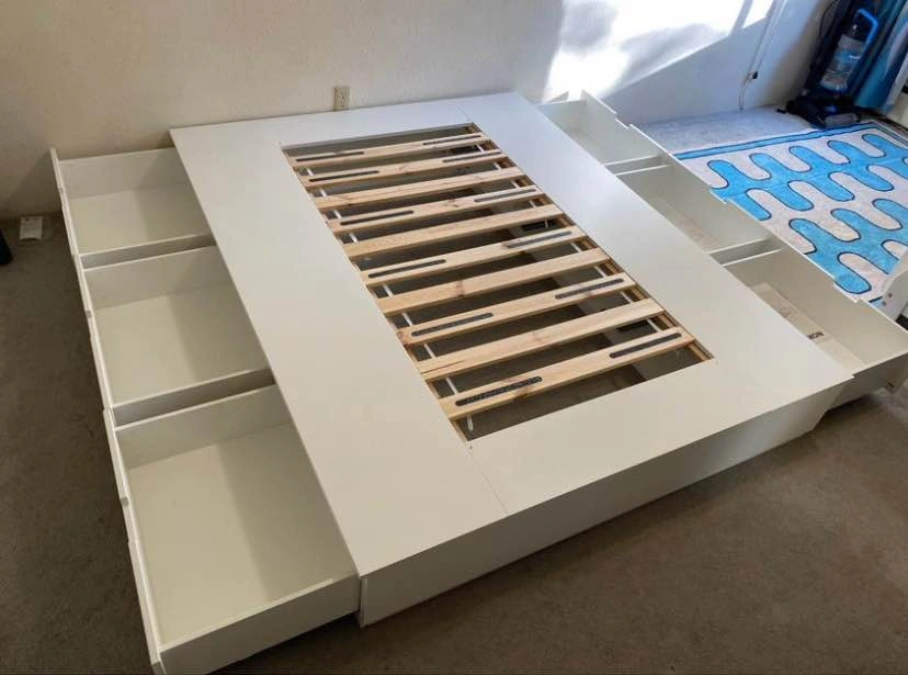 Nordli Queen Bed with 6 hydraulic Storage drawers - photo 5