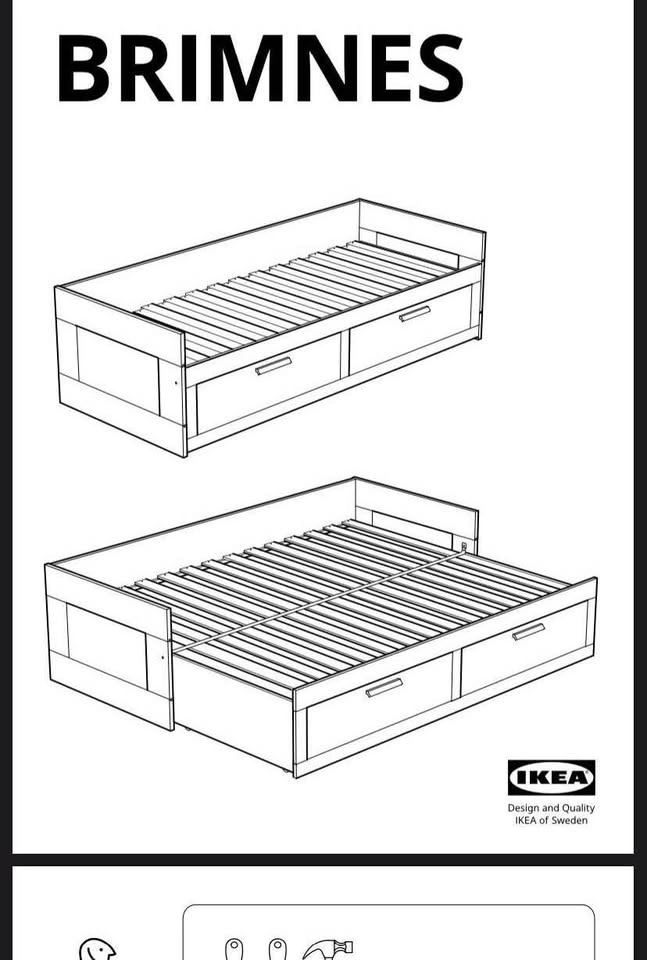 BRIMNES Daybed Frame - photo 3