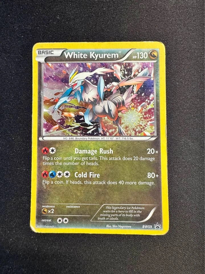 White Kyurem #BW59 pokemon card