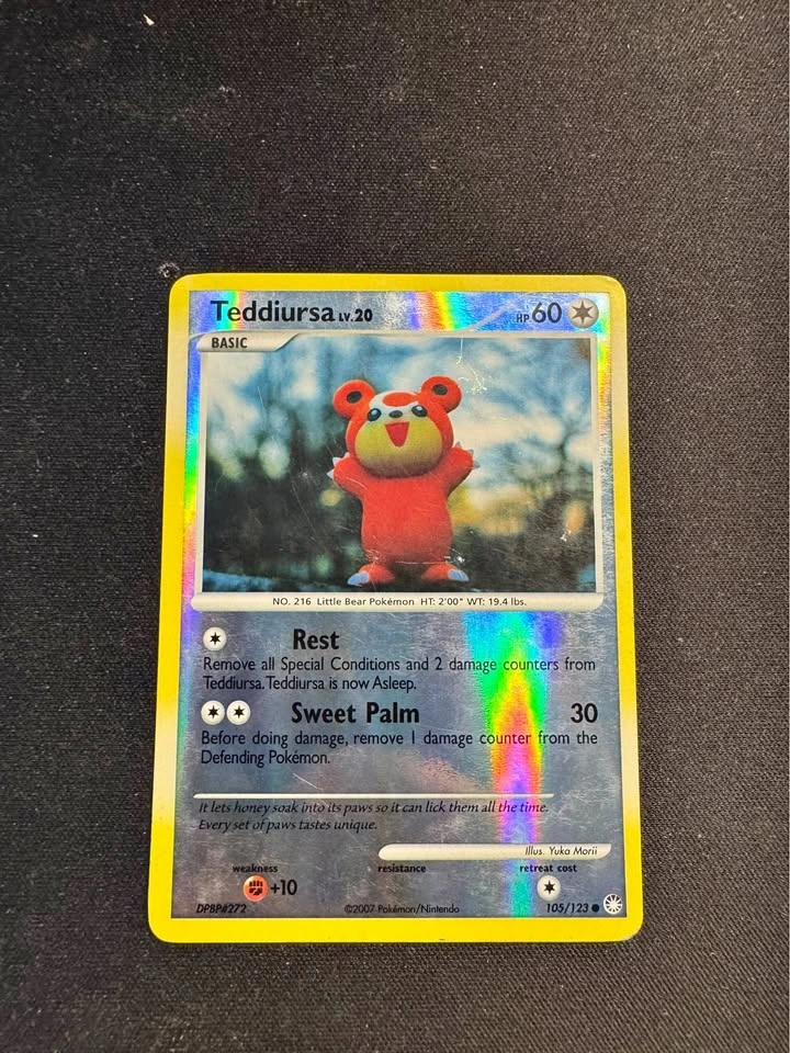 Teddiursa #105 Pokemon card