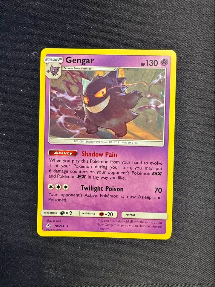 Gengar #70 Pokemon card