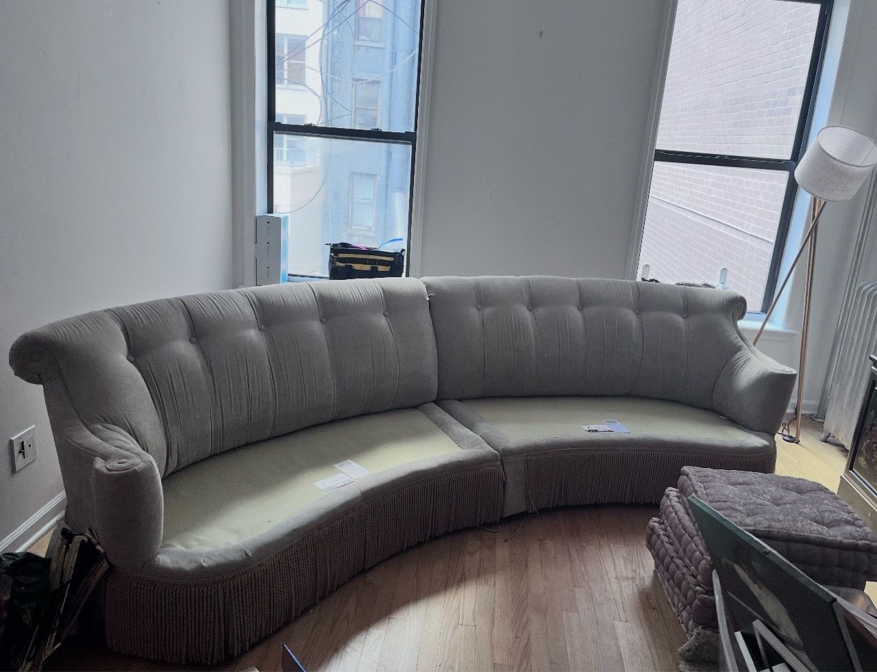 Free Gorgeous Couch - need to replace seat cushions