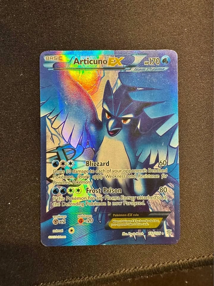 Articuno EX #132 Pokemon card
