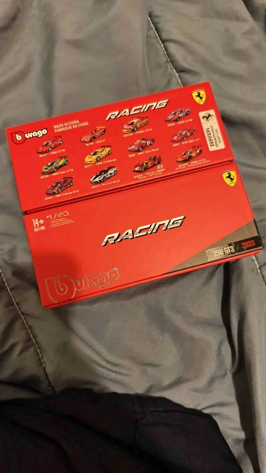 Burago Ferrari diecast 1:43 *BOX ONLY*