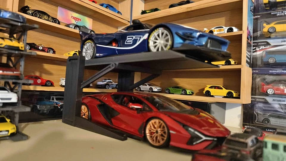 1:18 diecast stand, 2 levels