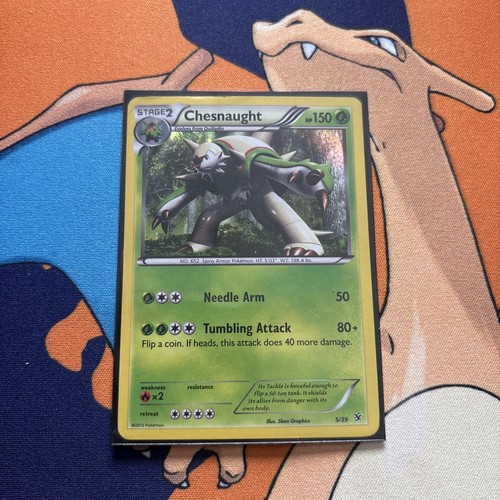 2013 Chesnaught 5/39 Kalos Starter Set Holo HP - photo 3