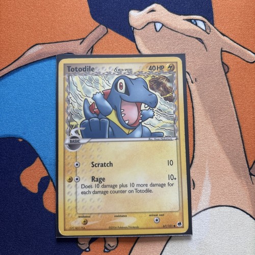 Totodile (Delta Species) 67/101 EX Dragon Frontiers Regular MP - photo 3