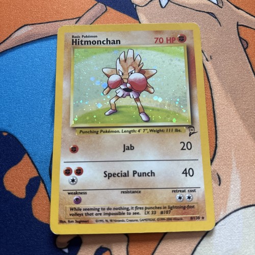 Hitmonchan 008/130 Base Set 2 Holo MP