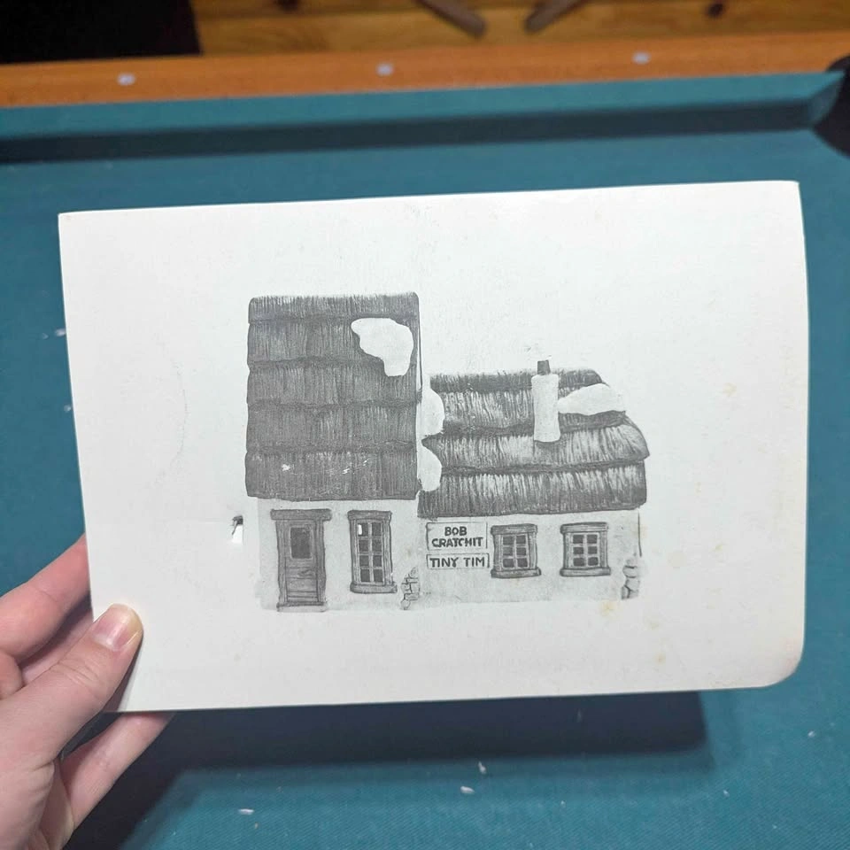 Department 56 Dickens' Village: Bob Cratchit & Tiny Tim Cottage