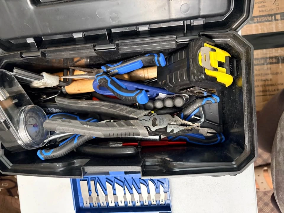 Ryobi Drill Bit Set and Assorted Hand Tools with Toolbox - photo 4