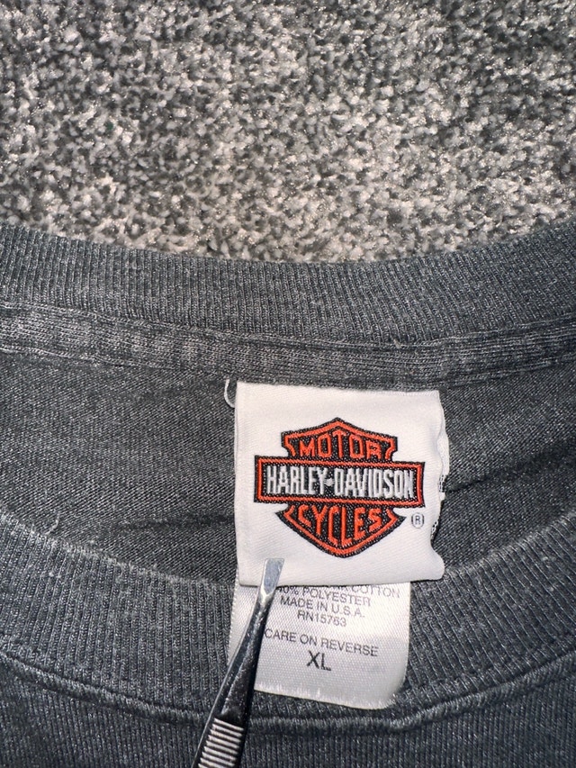 2001 Harley Davison long sleeve shirt size XL - photo 5