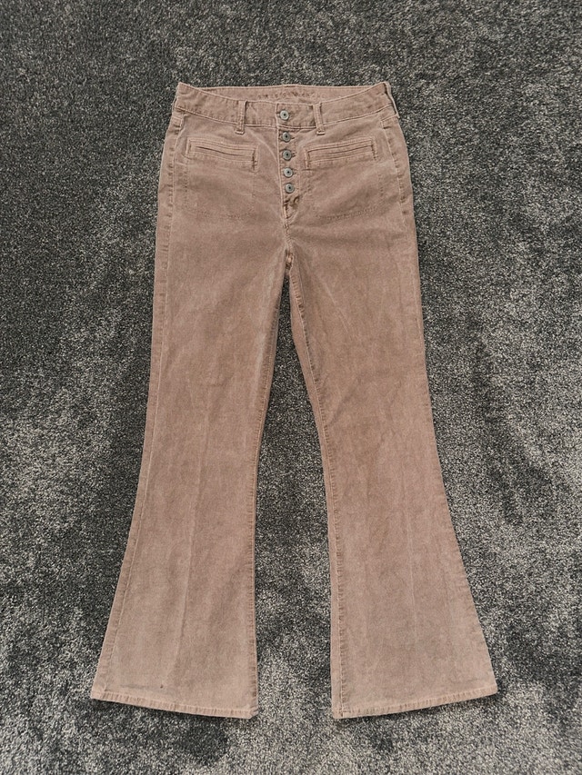 American eagle high rise flair jeans size 10 - photo 2
