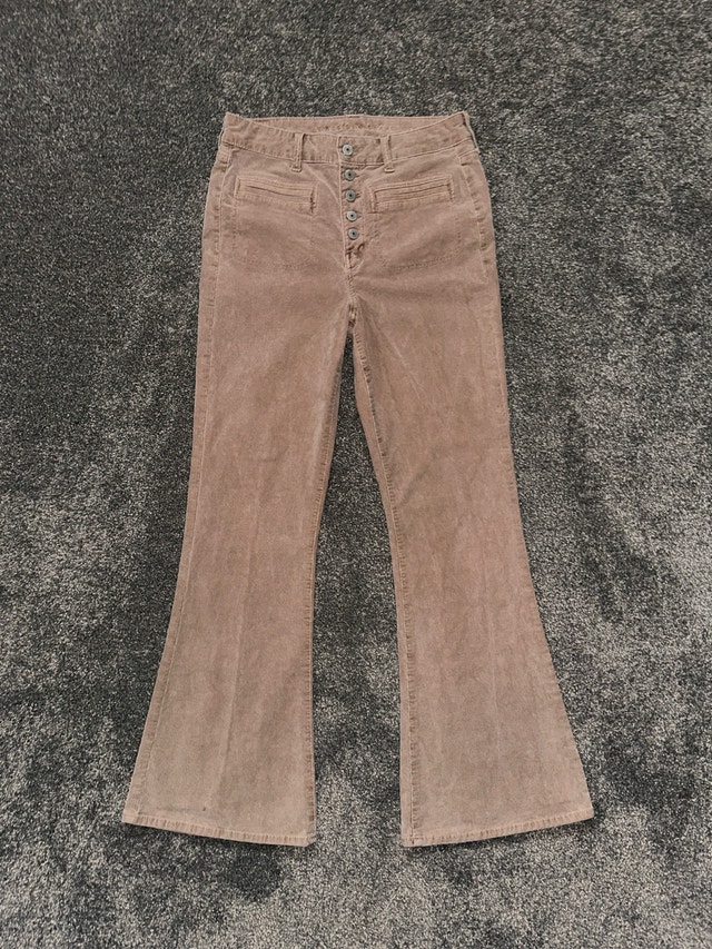 American eagle high rise flair jeans size 10 - photo 3