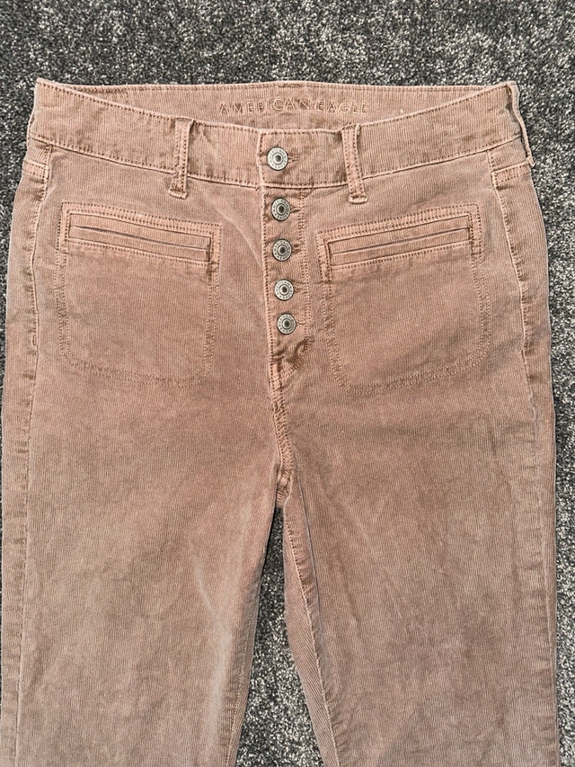 American eagle high rise flair jeans size 10 - photo 4