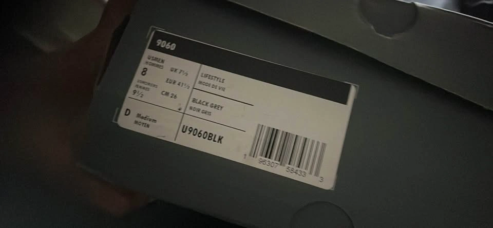 New Balance 9060 Black Grey - photo 4