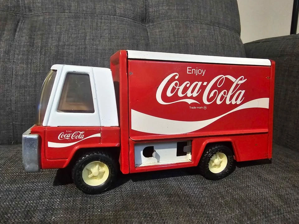 Vintage Coca-Cola Tin Toy Delivery Truck - Made in Japan - photo 2