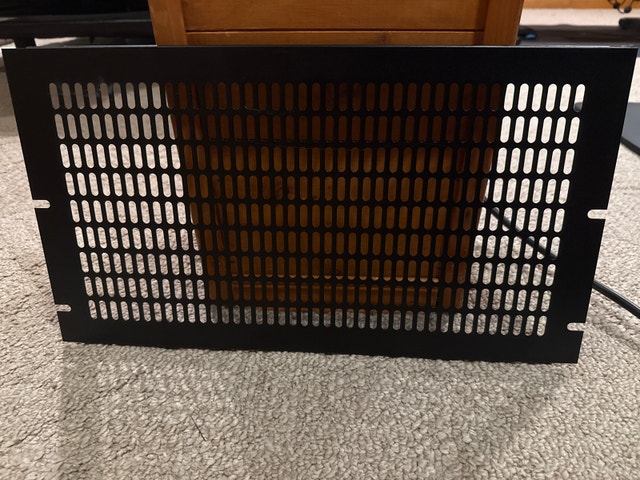 6U Vented Cover Plates for Rack