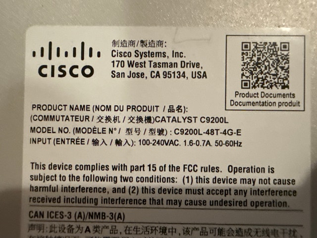 Cisco Catalyst C9200L-48T-4G-E Managed Switches - photo 2