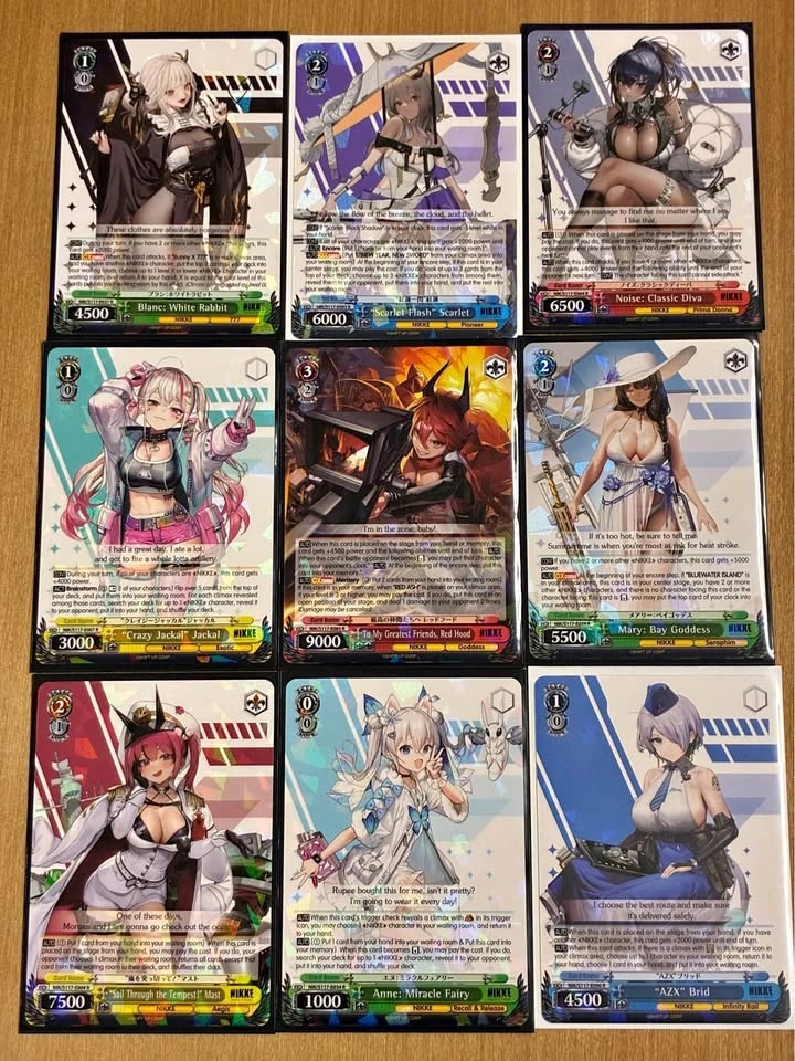 Nikke Weiss Schwarz Cards