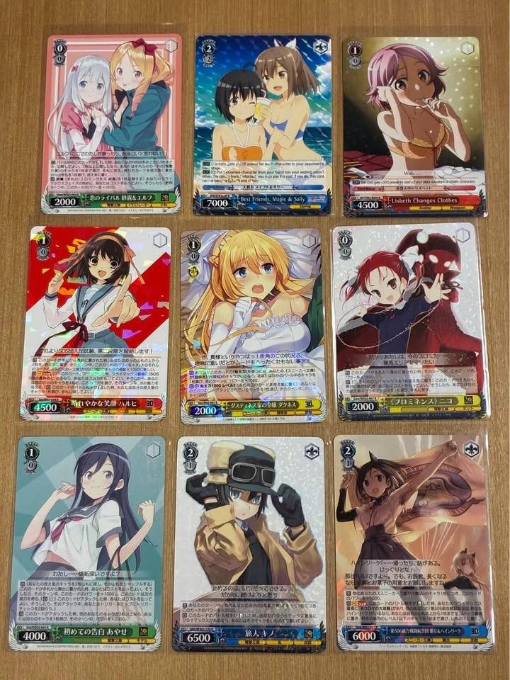 Assorted Weiss Schwarz Cards