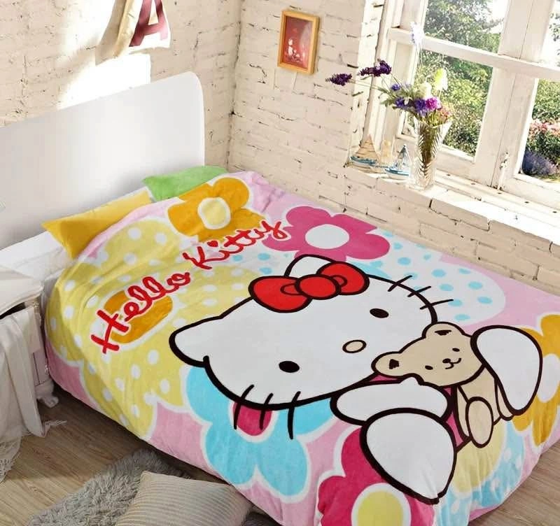 New Pink Hello Kitty Blanket