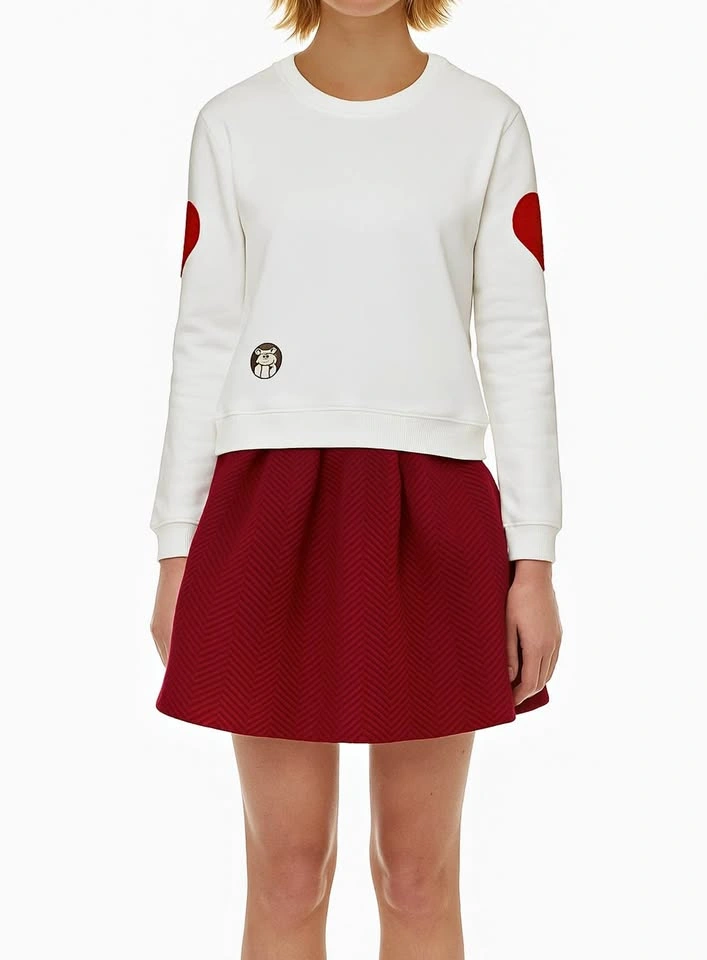 Cute Dress Set Hoodie + Mini Skirt