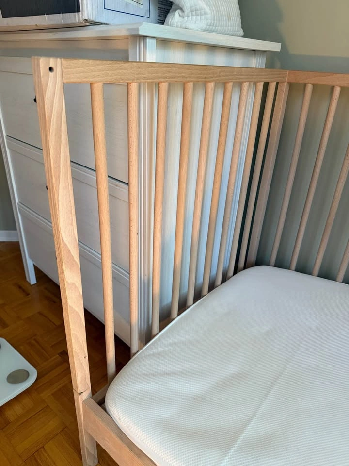 Brand New// IKEA SNIGLAR Crib with Mattress - photo 3