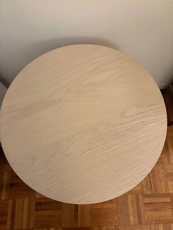 IKEA STARKVIND table with air purifier, stained oak/white - photo 3