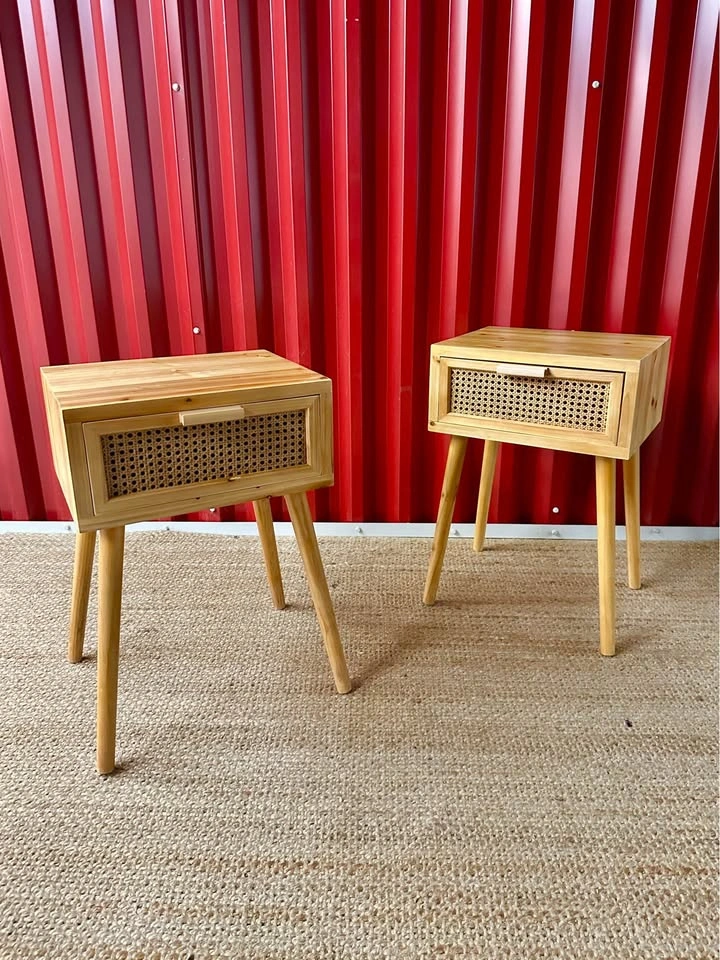 Cane Nightstands x2 - photo 2