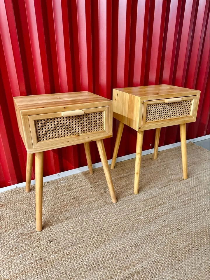 Cane Nightstands x2 - photo 3