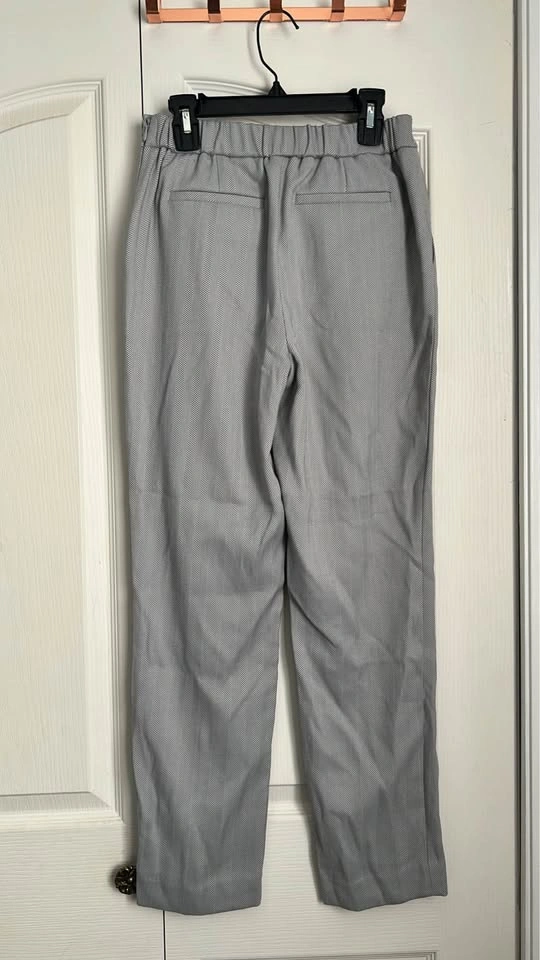 Calvin Klein Grey Herringbone Trousers - photo 2