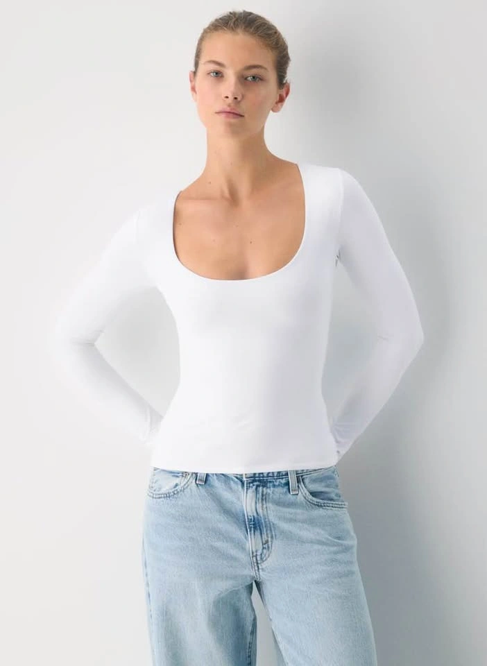 Aritzia Yellow Long Sleeve Crop Top - photo 3