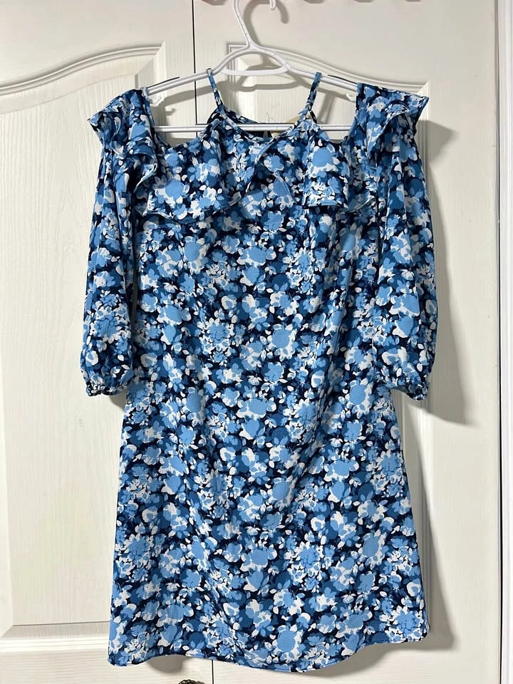 Michael Kors Blue Floral Dress