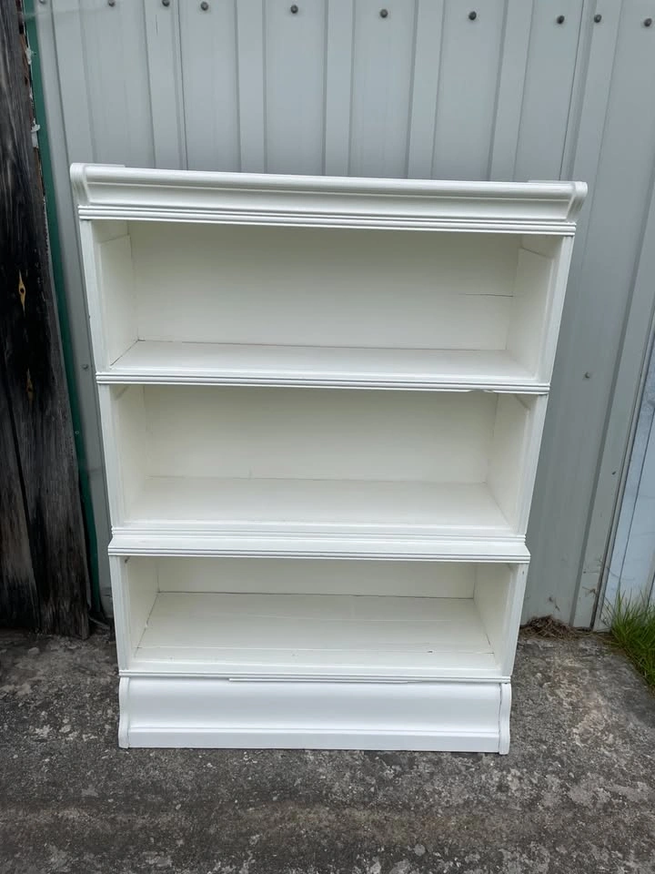Solid Oak Barrister Bookcase - White Painted - 5 Pieces - photo 3