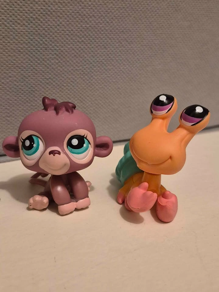 Misc Littlest Pet Shop Figures - Koala, Owl, Cat, Monkey, Snail - photo 4