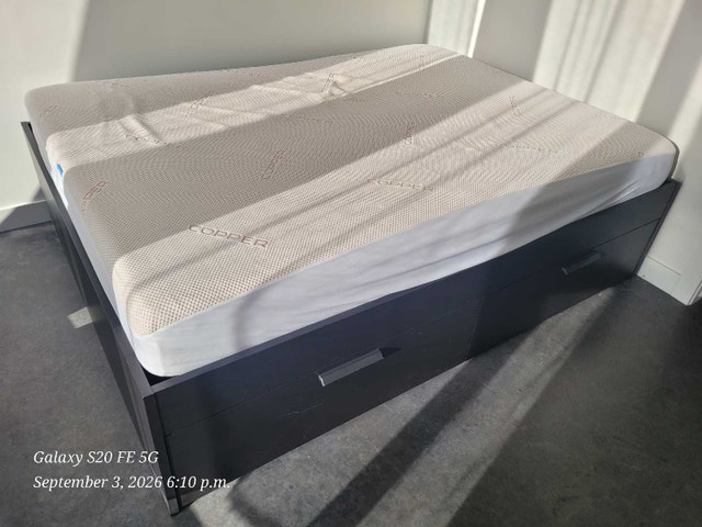 IKEA BRIMNES Bed frame (Queen Size)