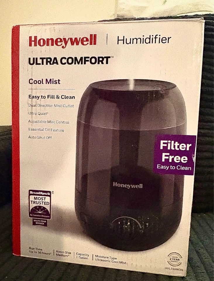 Brand new Honeywell ultra comfort, cool mist humidifier - photo 2