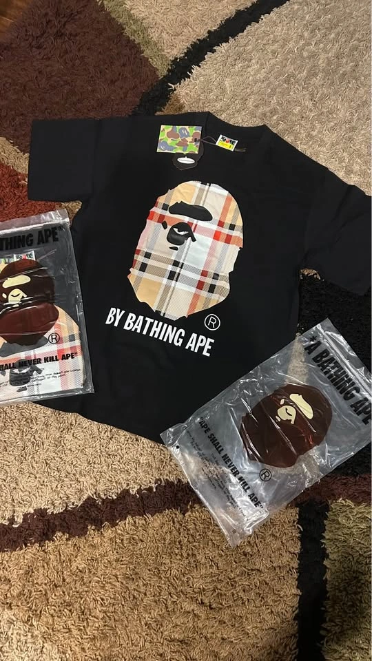 Black Bape Tee Size S and M