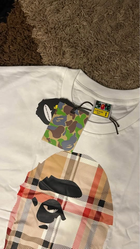 White Bape Tee Size S and M - photo 2