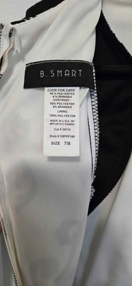 Beautiful black and white patterned dress- Moving sale - photo 3
