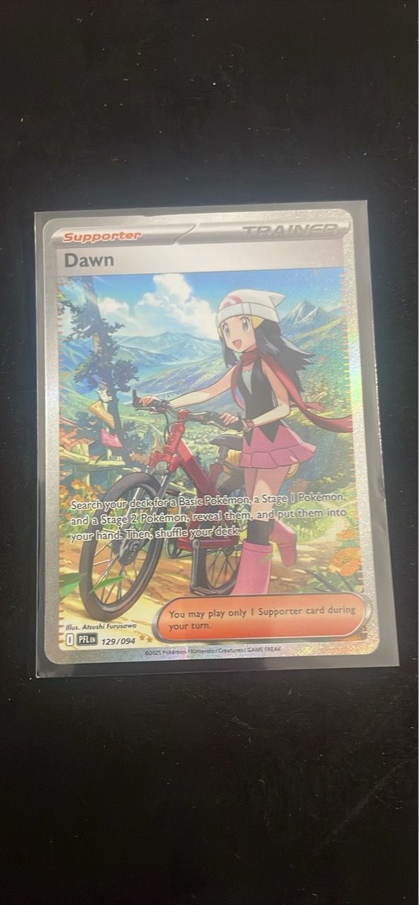 Pokémon Dawn Supporter Trainer Holo Card 129/094