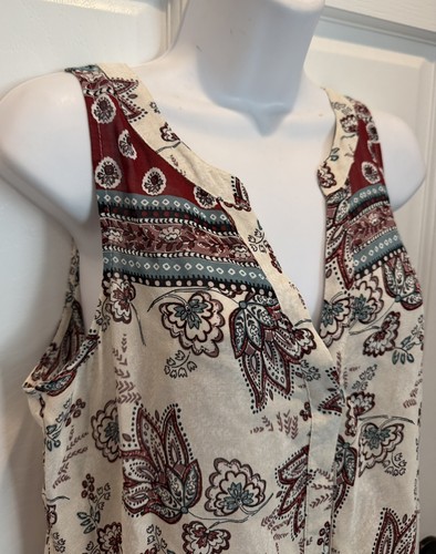 Sanctuary Floral Paisley Boho Peasant Shirt - photo 2