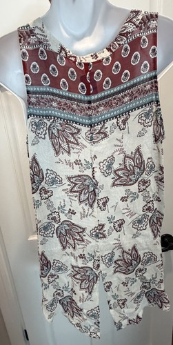 Sanctuary Floral Paisley Boho Peasant Shirt - photo 3