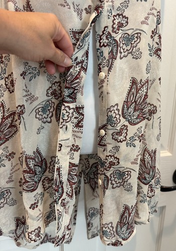 Sanctuary Floral Paisley Boho Peasant Shirt - photo 4