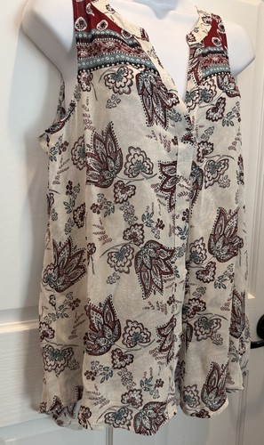 Sanctuary Floral Paisley Boho Peasant Shirt - photo 5