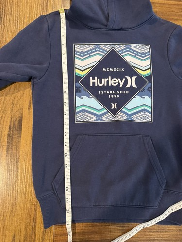 Hurley Boys Size Medium(10-12) Navy Blue Hoodie - photo 4