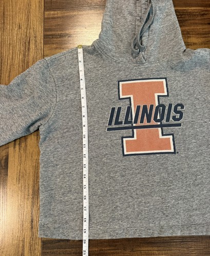 Illinois Fighting Illini Hoodie Womens Small Cropped Sweatshirt - photo 4